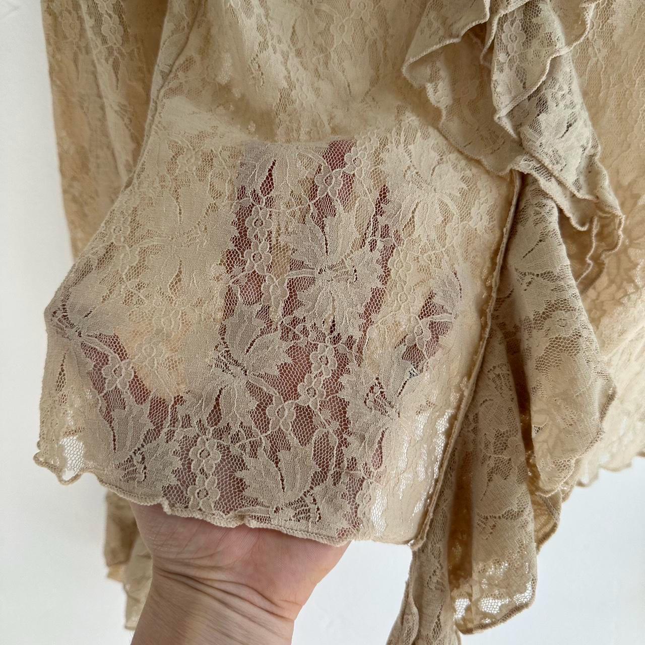 売れ筋商品|||スティーブ マデン カットソー トップス レディース Women's Hampton Sheer Ruffle Lace Blouse Antique 81B4sHgESzL._AC_SY350_QL65_.jpg