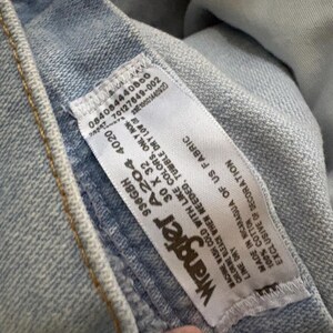 Vintage light wash western jeans by Wrangler W27/28 image 8