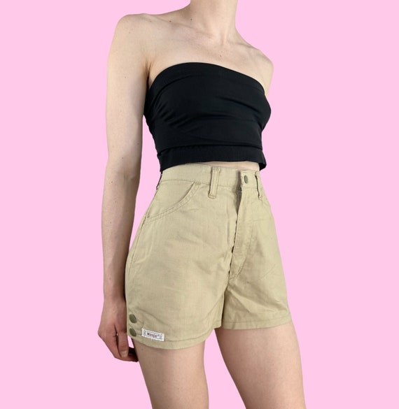 Vintage 70s Wrangler Tan Shorts W26 Small