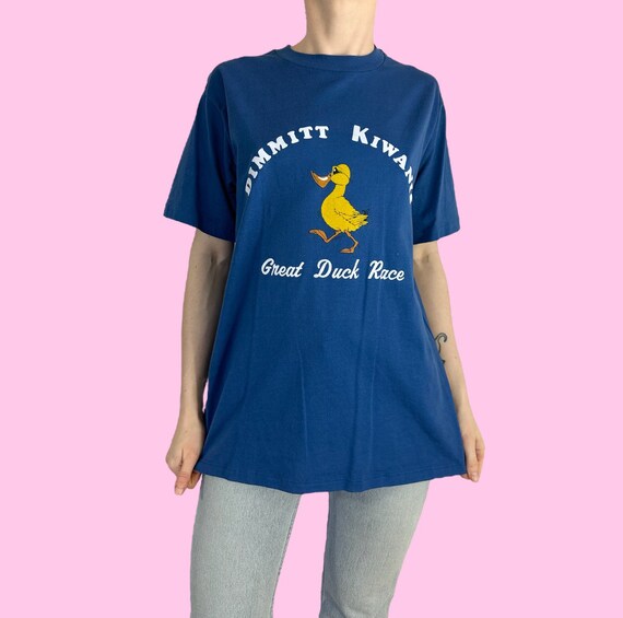 Vintage 90s Dimmitt Texas Cute Duck Novelty T-shi… - image 2