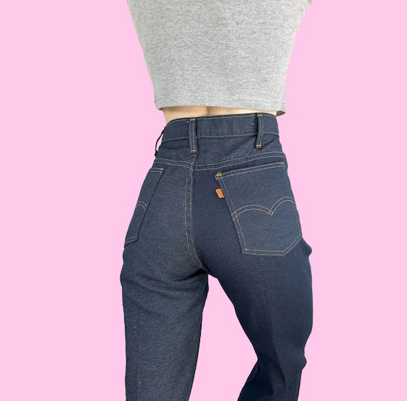 Vintage Levi’s Polyester Denim Trouser Pants W33 - image 1