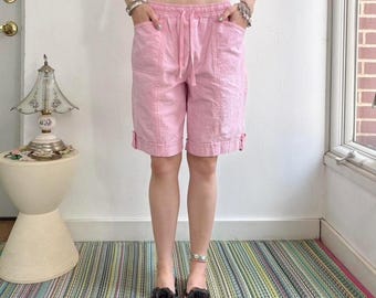Vintage pink low rise loose fit shorts by Rebecca Malone  size medium