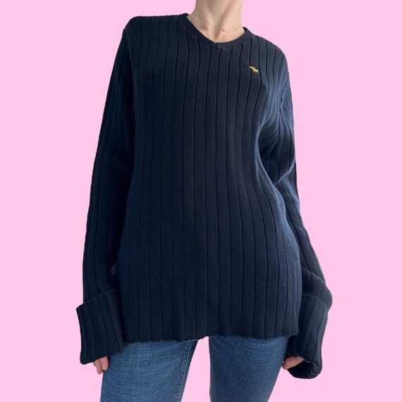 Vintage Abercrombie & Fitch Navy Blue Skater Sweater Size Large - Etsy