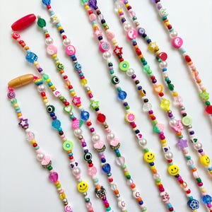 Customizable Badge Holder, Teacher Badge, Nurse Badge, Gifts for Nurse, Beaded Lanyard, Beaded Necklaces, Custom Keychains image 10