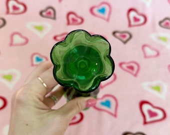 Vintage Avon Emerald Green Bud Vase - Etsy