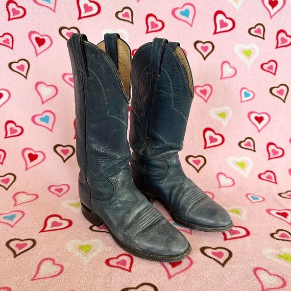 90s Justin boots leather western boots
