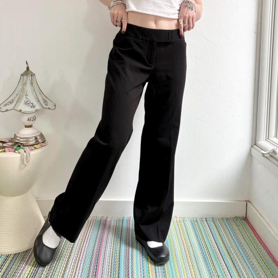 low rise dress pants LIUJUNSHOP Women's Business Casual Wide Leg Trousers Work Dressy Low Waisted Straight Slacks Pants Rawganique has been the industry leader in sustainable LOBA Chloe Low Rise Pants