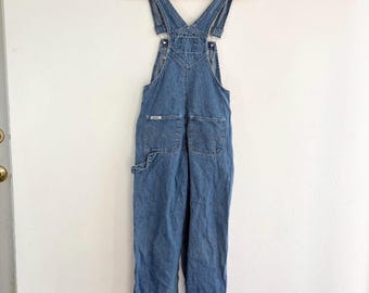 パンツ Vintage overalls Vintage 90s Medium Wash Denim Overalls With Faded Butterfly