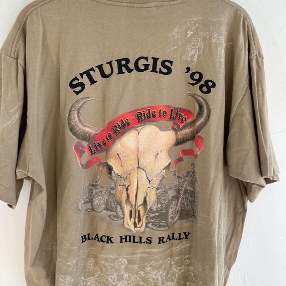 Vintage 1998 Sturgis 3D Black Hills Rally Eagle Motorcycle