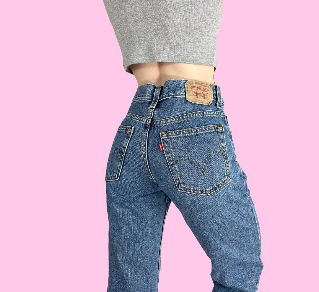 Y2K Levis 550 Loose Fit Skater Grunge Jeans W27 XS Etsy