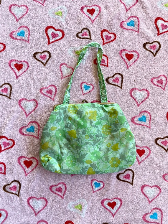 Vintage 60s 1960s 70s 1970s Lightweight Green Yell