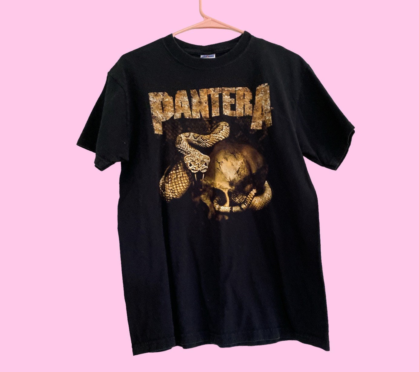Vintage 90s Pantera Skull Snake Mall Goth T-shirt Size Vintage 90s Pantera Skull Snake Mall Goth T-shirt Size