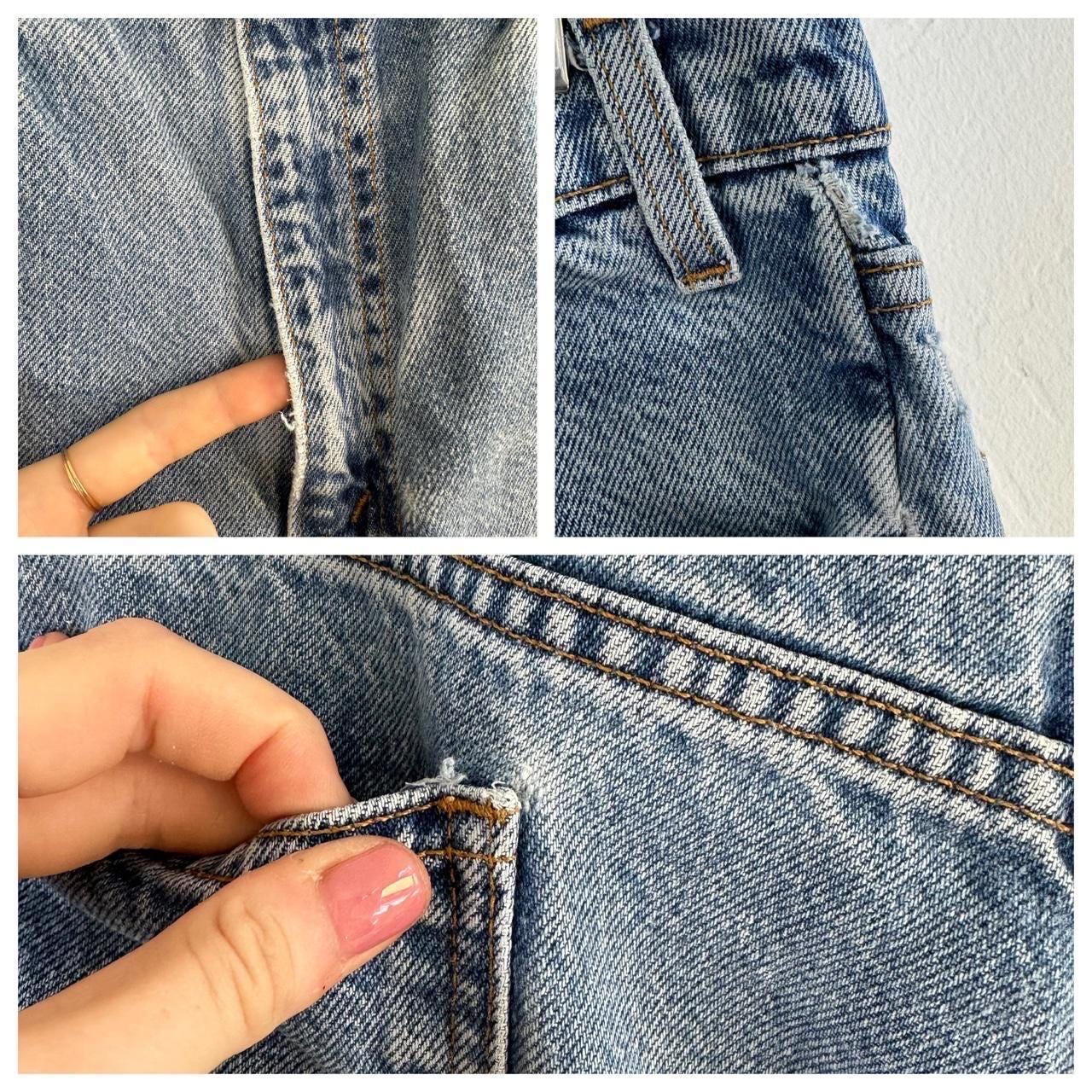 Vintage 90s Levi's 550 Relaxed Fit Tapered Leg Jeans Size 34x34