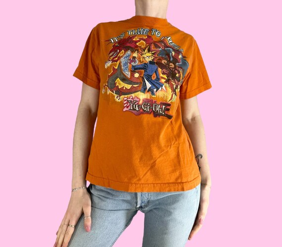 Vintage 90s Yu-Gi-Oh! T-shirt  Size Small - image 2