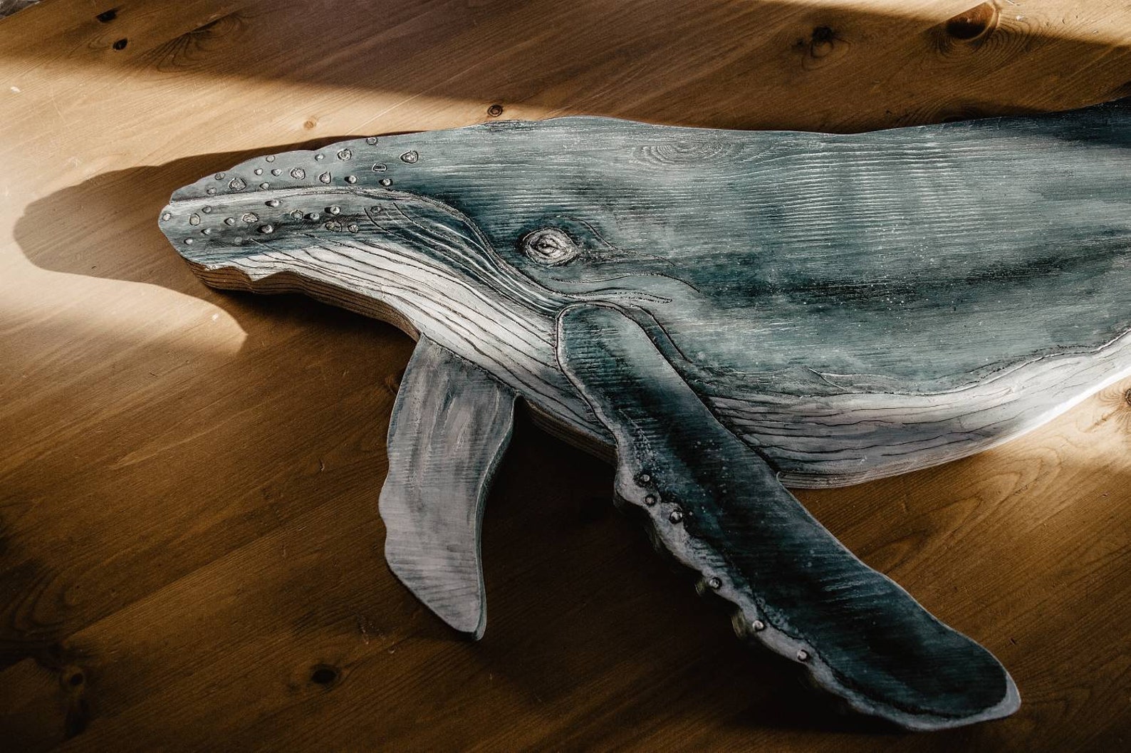 Decoración náutica vivero náutico decoración de madera ballena | Etsy