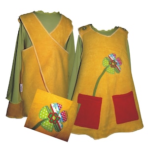 Cheeky brat, sweet brat,  costume, tomboy, Swedish apron, dress, 2 parts, all sizes and colours