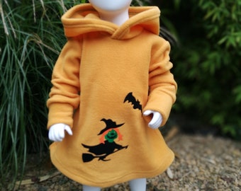 Cuddly  HALLOWEEN Hoodie for kids and adults (girls shape)