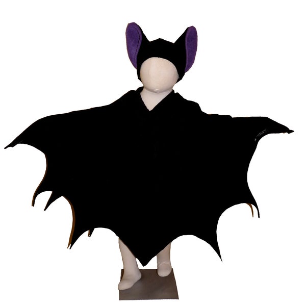 Bat costume, bat, vampire, halloween, children costume, cape carnival, masquerade costume, fancy dress costume, animal costume