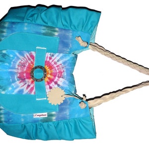 Einzelstück Sommer Tasche in Tie-dye Technik Bild 1