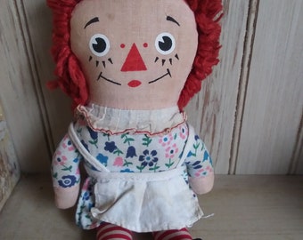 Cute Little Vintage Knickerbocker Raggedy Ann Doll