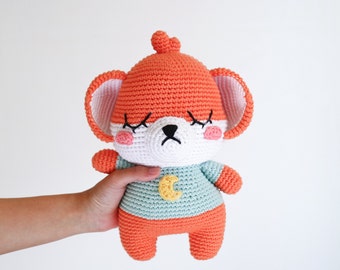 Monkey Amigurumi Pattern, Monkey Crochet Pattern, Crochet Monkey (ENG)