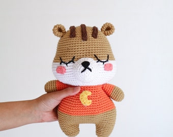 Squirrel Amigurumi Pattern, Squirrel Crochet Pattern, Crochet Squirrel (ENG)