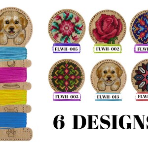 Sewing Thread Keeper, Embroidery DIY Kit, Cross-stitch Floss Organizer ...