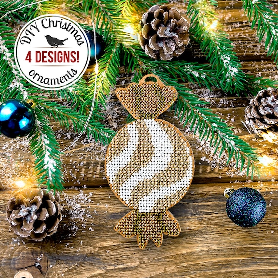 Handmade beaded christmas ornament kits deals