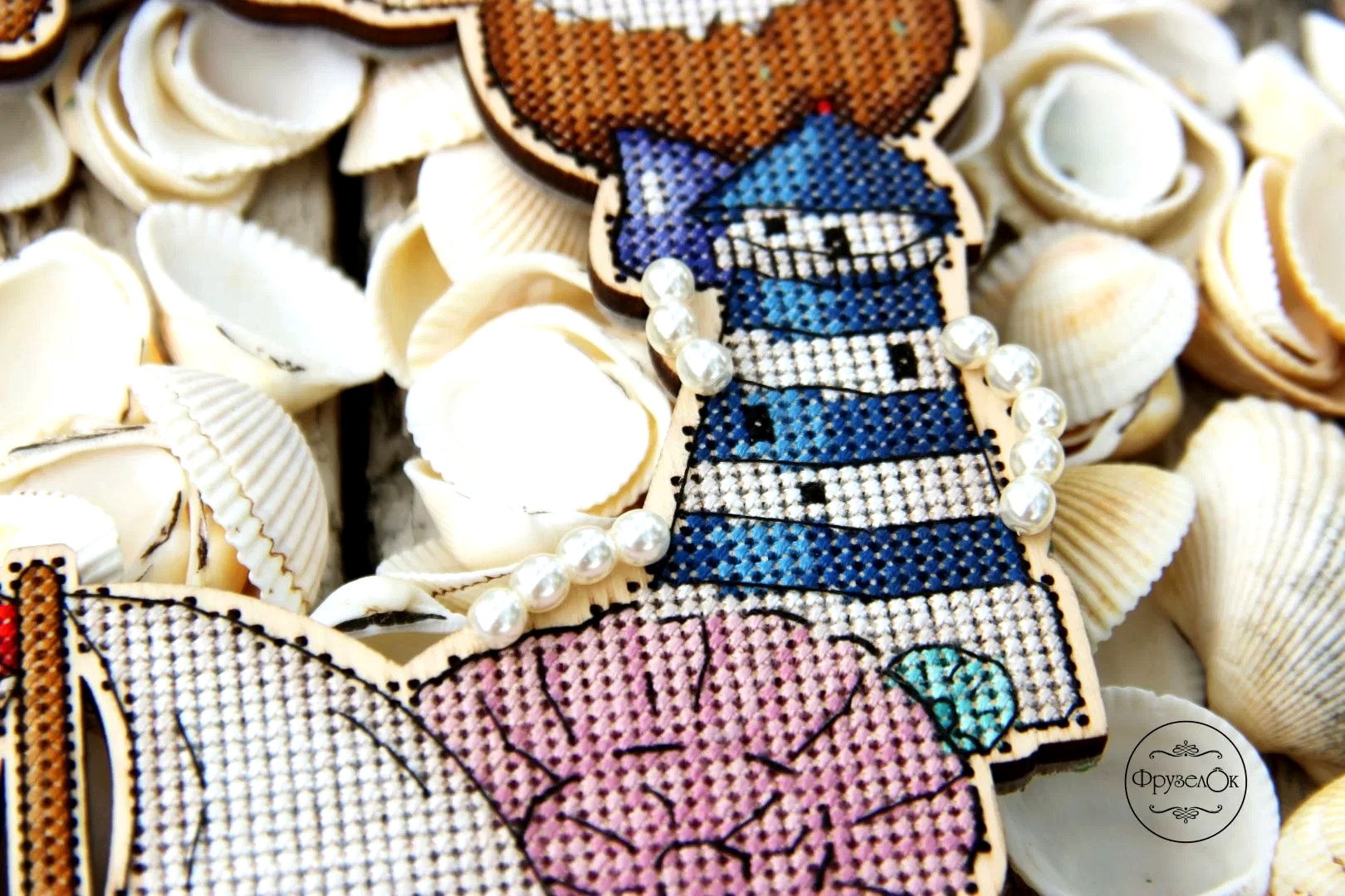 Nautical embroidery DIY kit embroidered hanging ornament Etsy