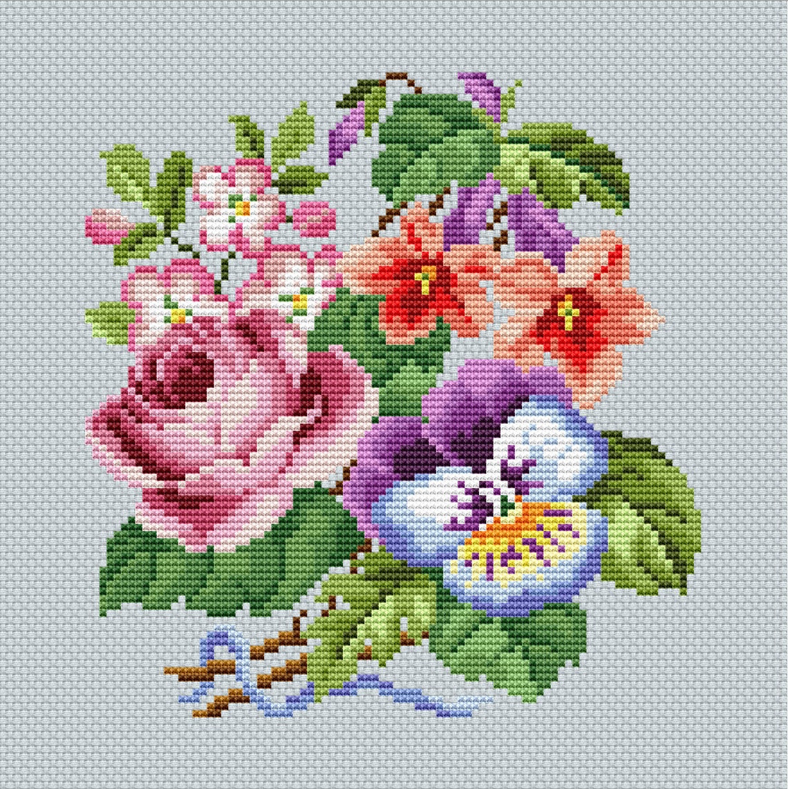 floral counted cross stitch patterns floral counted cross stitch patterns