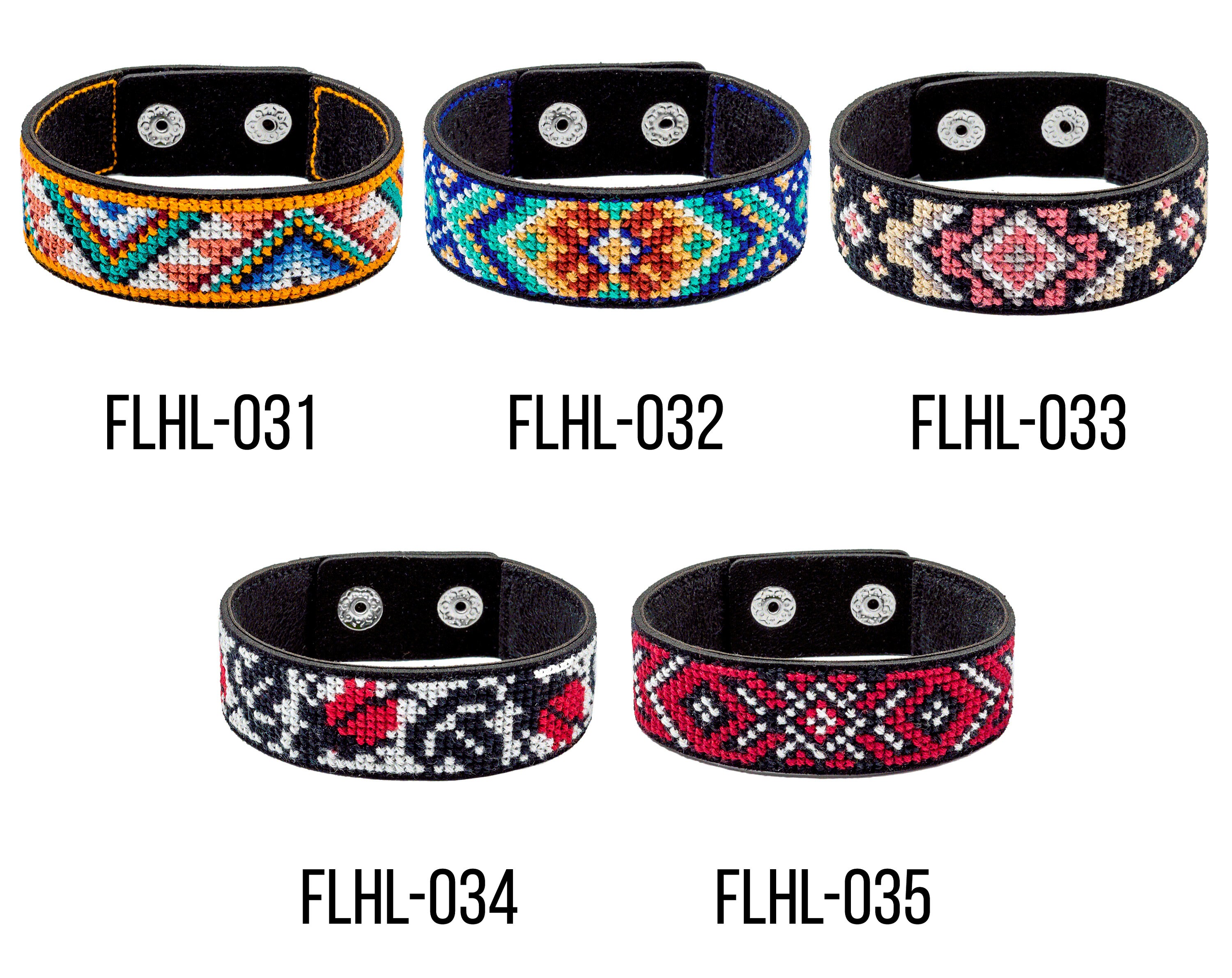 Crossstitch Bracelet DIY Kit Hand Embroidered Ethnic Etsy UK