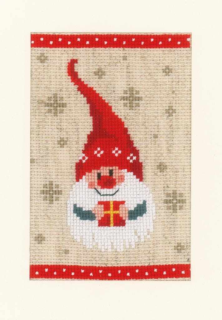 Christmas Gnome Cross Stitch Kit. DIY. Cross Stitch Kit. Funny Christmas  Gnome. Winter Cross Stitch Kit. Cross Stitch Set. Christmas Gift. 