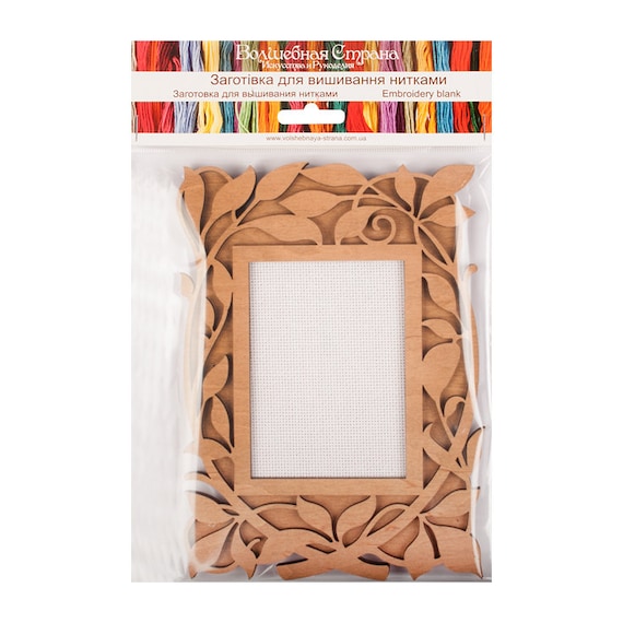 Oval stretched blank canvas decorative embroidery display frame embroidered picture DIY craft kit plywood stitching frame handmade decor