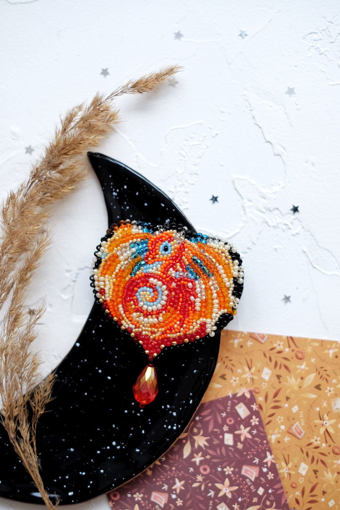 Kit de broderie de perles de dragon : fabrication de bijoux fantaisie DIY - France