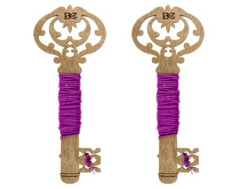 Canette de stockage de fil à coudre, notion d'organisateur de broderie, gardien de fil à broder, porte-ruban, bobine de ficelle, cadeau accessoire de couturière