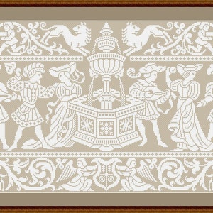 Victorian Cross Pattern PDF Victorian Cross Stitch Pattern, Antique Embroidery Chart, Vintage ...