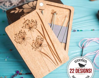Houten naaldhouder: speldhouder met magnetische naaldhouder