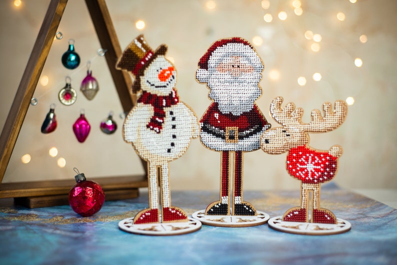 DIY Christmas ornaments set craft kit for adults reindeer  Etsy