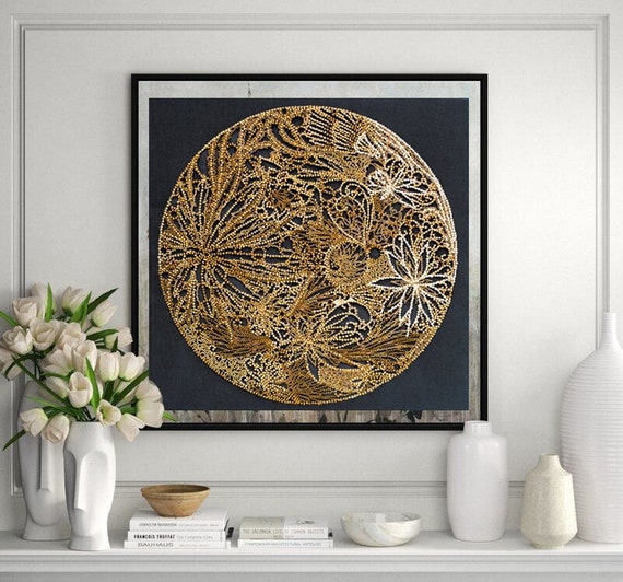 Kits DIY bead embroidery kit,Beaded wall art Jewelry Making & Beading