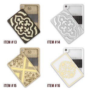 Wooden Sewing Needle Holder — Magnetic Embroidery Pin Case image 5