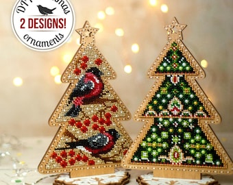 Westrim Beaded Miniature Christmas Tree Kit 