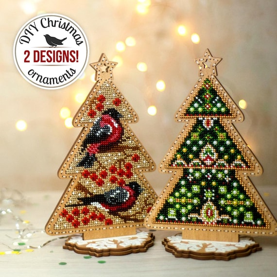 Beaded christmas tree decorations to make discount