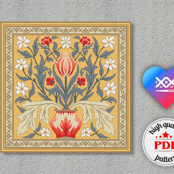 Embroidered Tapestry Etsy