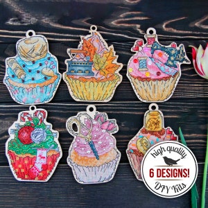 DIY Hanging Ornaments Embroidery Kits, Christmas Tree Decor, Christmas Ornaments, Gift for Crafter