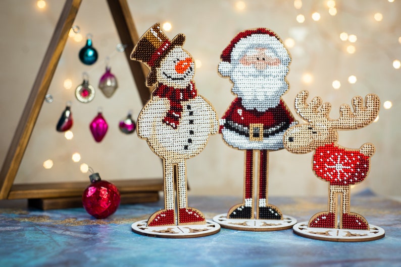 DIY Christmas ornaments set craft kit for adults reindeer  Etsy