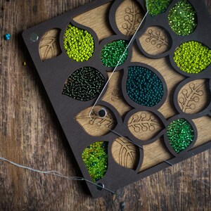 Seed Bead Storage Box, Jewelry Making Sectioned Sorting Tray, Beading ...