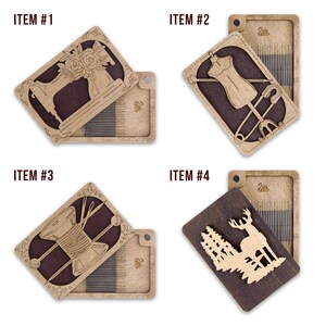 Wooden Sewing Needle Holder — Magnetic Embroidery Pin Case image 2