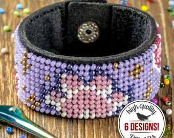 DIY ビーズブレスレットキット DIY | ビーズ刺繍キット | レザー
