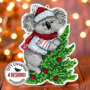 DIY Hanging Christmas Ornaments, Christmas Embroidery Kit, Hanging Christmas Decor, Xmas Gift for Crafter