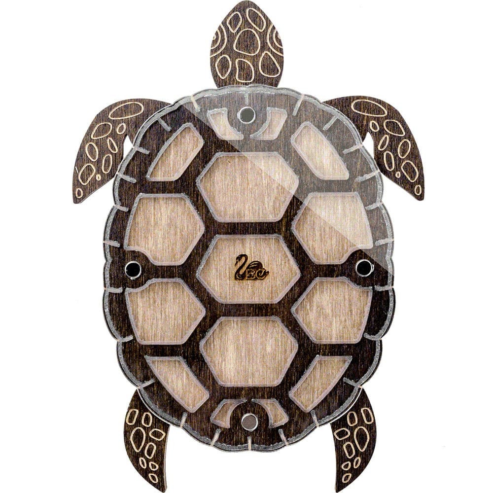 Caja de cuentas de tortuga con una tapa organizador de madera | Etsy